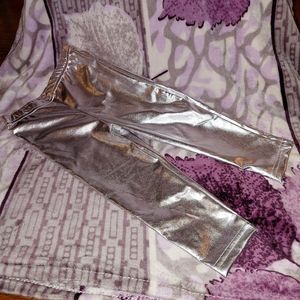 Isaac Mizrahi NY toddler leggings 24months, Silver, Brand New